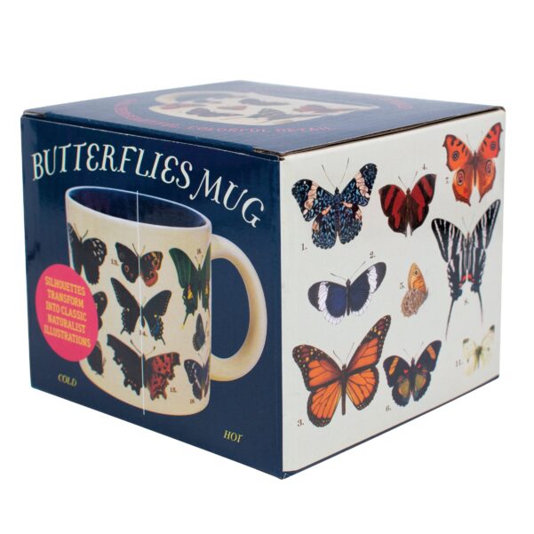 Caja mug mariposas