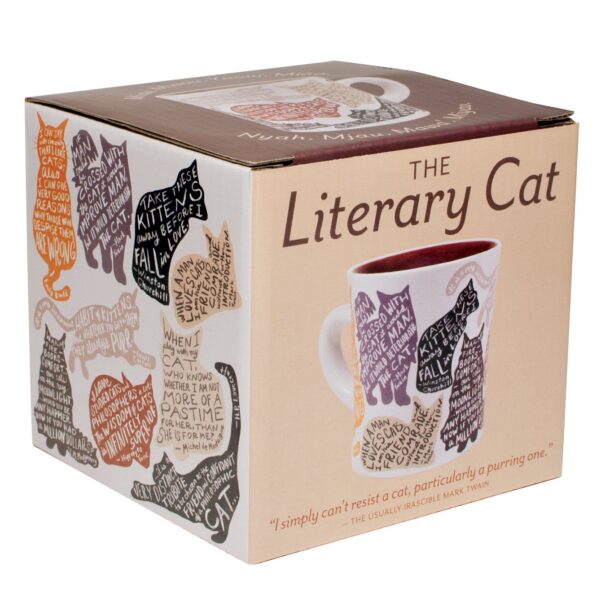 Caja mug Gato literario liqenchile